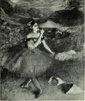 An illustration from Illustrated catalogue of the notable private collection of paintings and pastels by ... Hilaire Edgar Degas (1921)