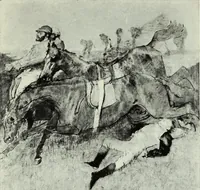 An illustration from Illustrated catalogue of the notable private collection of paintings and pastels by ... Hilaire Edgar Degas (1921)