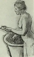 An illustration from Illustrated catalogue of the notable private collection of paintings and pastels by ... Hilaire Edgar Degas (1921)