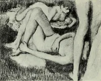 An illustration from Illustrated catalogue of the notable private collection of paintings and pastels by ... Hilaire Edgar Degas (1921)
