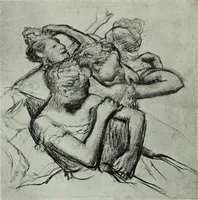 An illustration from Illustrated catalogue of the notable private collection of paintings and pastels by ... Hilaire Edgar Degas (1921)