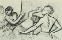 An illustration from Illustrated catalogue of the notable private collection of paintings and pastels by ... Hilaire Edgar Degas (1921)
