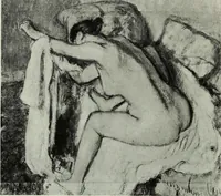 An illustration from Illustrated catalogue of the notable private collection of paintings and pastels by ... Hilaire Edgar Degas (1921)
