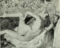 An illustration from Illustrated catalogue of the notable private collection of paintings and pastels by ... Hilaire Edgar Degas (1921)