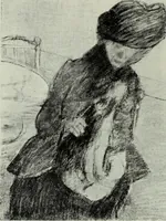 An illustration from Illustrated catalogue of the notable private collection of paintings and pastels by ... Hilaire Edgar Degas (1921)