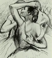 An illustration from Illustrated catalogue of the notable private collection of paintings and pastels by ... Hilaire Edgar Degas (1921)