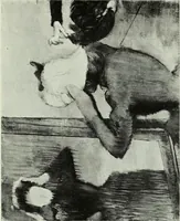 An illustration from Illustrated catalogue of the notable private collection of paintings and pastels by ... Hilaire Edgar Degas (1921)