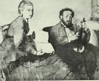 An illustration from Illustrated catalogue of the notable private collection of paintings and pastels by ... Hilaire Edgar Degas (1921)