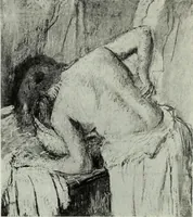 An illustration from Illustrated catalogue of the notable private collection of paintings and pastels by ... Hilaire Edgar Degas (1921)