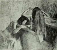 An illustration from Illustrated catalogue of the notable private collection of paintings and pastels by ... Hilaire Edgar Degas (1921)
