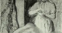 An illustration from Illustrated catalogue of the notable private collection of paintings and pastels by ... Hilaire Edgar Degas (1921)