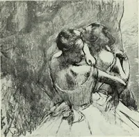 An illustration from Illustrated catalogue of the notable private collection of paintings and pastels by ... Hilaire Edgar Degas (1921)