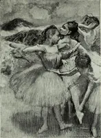 An illustration from Illustrated catalogue of the notable private collection of paintings and pastels by ... Hilaire Edgar Degas (1921)