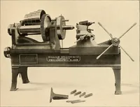 An illustration from Illustrated catalogue and general description of improved machine tools for working metal (1899)