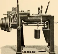 An illustration from Illustrated catalogue and general description of improved machine tools for working metal (1899)
