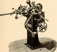 An illustration from Illustrated catalogue and general description of improved machine tools for working metal (1899)