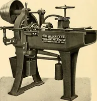 An illustration from Illustrated catalogue and general description of improved machine tools for working metal (1899)