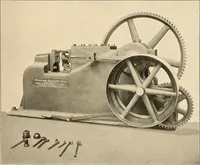 An illustration from Illustrated catalogue and general description of improved machine tools for working metal (1899)