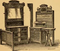 An illustration from Illustrated catalogue : cottage furniture. (1884)