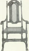 An illustration from Illustrated catalogue of a notable collection of beautiful English furniture of the XVII and XVIII centuries (1910)