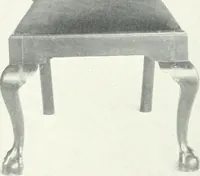 An illustration from Illustrated catalogue of a notable collection of beautiful English furniture of the XVII and XVIII centuries (1910)
