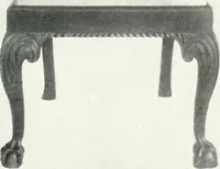 An illustration from Illustrated catalogue of a notable collection of beautiful English furniture of the XVII and XVIII centuries (1910)