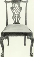 An illustration from Illustrated catalogue of a notable collection of beautiful English furniture of the XVII and XVIII centuries (1910)