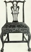 An illustration from Illustrated catalogue of a notable collection of beautiful English furniture of the XVII and XVIII centuries (1910)