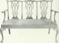 An illustration from Illustrated catalogue of a notable collection of beautiful English furniture of the XVII and XVIII centuries (1910)