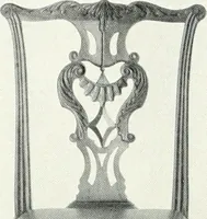 An illustration from Illustrated catalogue of a notable collection of beautiful English furniture of the XVII and XVIII centuries (1910)