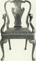 An illustration from Illustrated catalogue of a notable collection of beautiful English furniture of the XVII and XVIII centuries (1910)