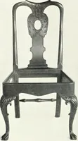 An illustration from Illustrated catalogue of a notable collection of beautiful English furniture of the XVII and XVIII centuries (1910)
