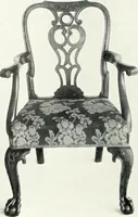 An illustration from Illustrated catalogue of a notable collection of beautiful English furniture of the XVII and XVIII centuries (1910)