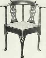 An illustration from Illustrated catalogue of a notable collection of beautiful English furniture of the XVII and XVIII centuries (1910)