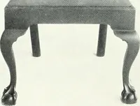 An illustration from Illustrated catalogue of a notable collection of beautiful English furniture of the XVII and XVIII centuries (1910)