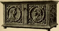 An illustration from Illustrated catalogue of the extraordinary collection of art treasures and antiquities acquired during the past year by Professore Commendatore Elia Volpi ... to be sold at unrestricted public sale at the American Art Galleries [on Monday, Tuesday and Wednesday afternoon, Dec. 17th, 18th and 19th, 1917] (1917)