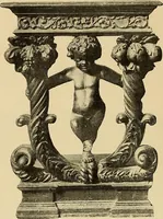An illustration from Illustrated catalogue of the extraordinary collection of art treasures and antiquities acquired during the past year by Professore Commendatore Elia Volpi ... to be sold at unrestricted public sale at the American Art Galleries [on Monday, Tuesday and Wednesday afternoon, Dec. 17th, 18th and 19th, 1917] (1917)