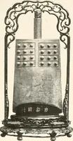 An illustration from Illustrated catalogue of the remarkable collection of ancient Chinese bronzes, beautiful old porcelains, amber and stone carvings, sumptuous eighteenth century brocades, interesting old paintings on glas and fine old carpets, rugs and furniture, from ancient palaces and temples of China comprising the private collection of a Chinese nobleman of Tien-Tsin (1914)