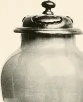 An illustration from Illustrated catalogue of the remarkable collection of ancient Chinese bronzes, beautiful old porcelains, amber and stone carvings, sumptuous eighteenth century brocades, interesting old paintings on glas and fine old carpets, rugs and furniture, from ancient palaces and temples of China comprising the private collection of a Chinese nobleman of Tien-Tsin (1914)