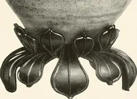An illustration from Illustrated catalogue of the remarkable collection of ancient Chinese bronzes, beautiful old porcelains, amber and stone carvings, sumptuous eighteenth century brocades, interesting old paintings on glas and fine old carpets, rugs and furniture, from ancient palaces and temples of China comprising the private collection of a Chinese nobleman of Tien-Tsin (1914)