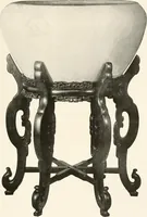 An illustration from Illustrated catalogue of the remarkable collection of ancient Chinese bronzes, beautiful old porcelains, amber and stone carvings, sumptuous eighteenth century brocades, interesting old paintings on glas and fine old carpets, rugs and furniture, from ancient palaces and temples of China comprising the private collection of a Chinese nobleman of Tien-Tsin (1914)