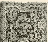 An illustration from Illustrated catalogue of the remarkable collection of ancient Chinese bronzes, beautiful old porcelains, amber and stone carvings, sumptuous eighteenth century brocades, interesting old paintings on glas and fine old carpets, rugs and furniture, from ancient palaces and temples of China comprising the private collection of a Chinese nobleman of Tien-Tsin (1914)