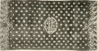 An illustration from Illustrated catalogue of the remarkable collection of ancient Chinese bronzes, beautiful old porcelains, amber and stone carvings, sumptuous eighteenth century brocades, interesting old paintings on glas and fine old carpets, rugs and furniture, from ancient palaces and temples of China comprising the private collection of a Chinese nobleman of Tien-Tsin (1914)