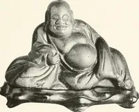 An illustration from Illustrated catalogue of the remarkable collection of ancient Chinese bronzes, beautiful old porcelains, amber and stone carvings, sumptuous eighteenth century brocades, interesting old paintings on glas and fine old carpets, rugs and furniture, from ancient palaces and temples of China comprising the private collection of a Chinese nobleman of Tien-Tsin (1914)