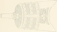 An illustration from Illustrated catalogue of the remarkable collection of ancient Chinese bronzes, beautiful old porcelains, amber and stone carvings, sumptuous eighteenth century brocades, interesting old paintings on glas and fine old carpets, rugs and furniture, from ancient palaces and temples of China comprising the private collection of a Chinese nobleman of Tien-Tsin (1914)