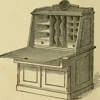 An illustration from Illustrated catalogue of office and library furniture. (1883)