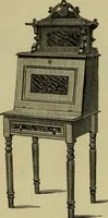 An illustration from Illustrated catalogue of office and library furniture. (1883)