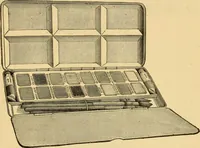 An illustration from Illustrated catalogue and price list of artists' materials, gold paint, bronze powders, metallics, metal leaf, &c. : colors and materials for china and glass painting ; colors and materials for oil, water color & pastel painting and drawing, &c. (1894)