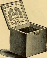 Picture 75 of 151 from Illustrated catalogue and price list of artists' materials, gold paint, bronze powders, metallics, metal leaf, &c. : colors and materials for china and glass painting ; colors and materials for oil, water color & pastel painting and drawing, &c. (1894), leaf 104