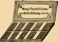 Picture 76 of 151 from Illustrated catalogue and price list of artists' materials, gold paint, bronze powders, metallics, metal leaf, &c. : colors and materials for china and glass painting ; colors and materials for oil, water color & pastel painting and drawing, &c. (1894), leaf 105